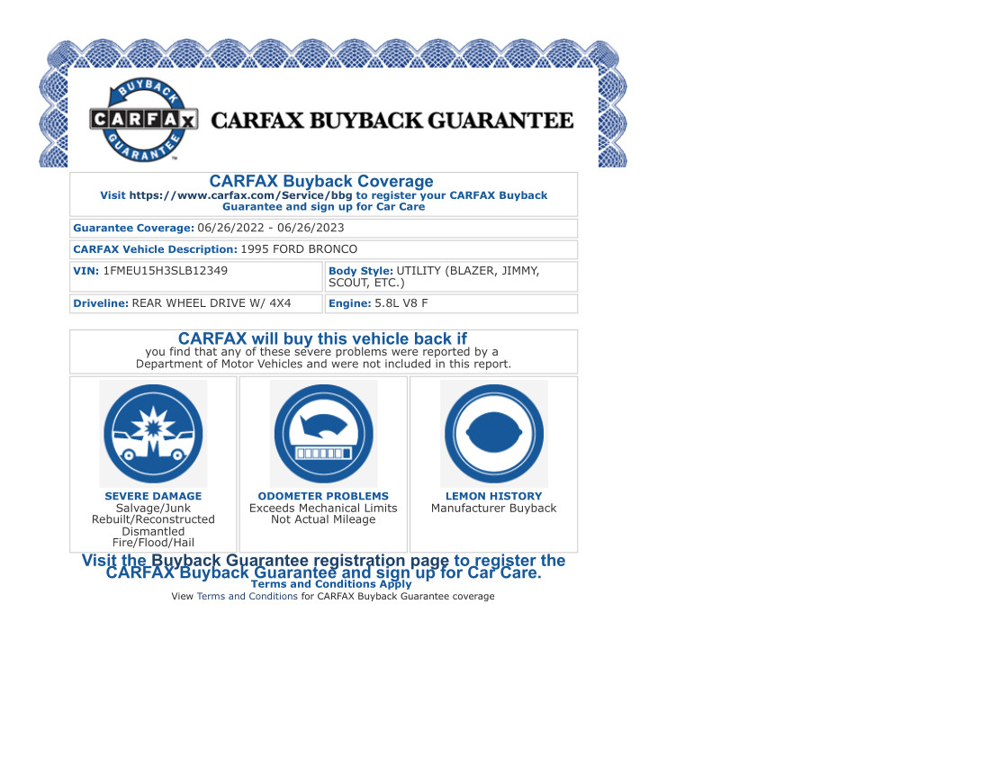 CARFAX Vehicle History Report - 8